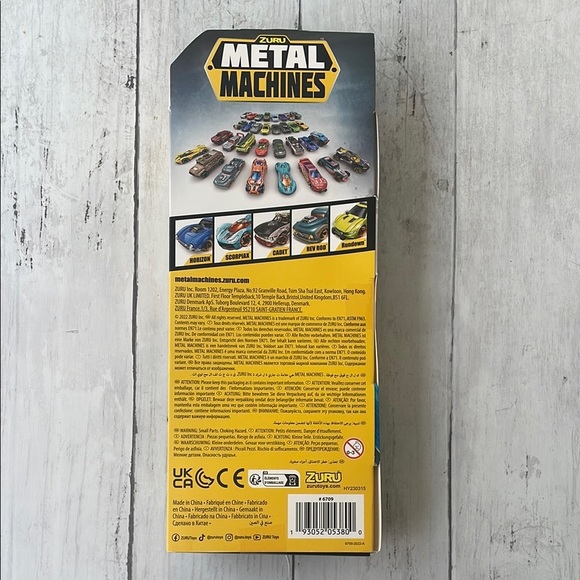 Red and Yellow Die-Cast Toy Car Set 5-Pack Zuru metal - Picture 3 of 6